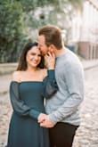 I bought this hot little number for our engagement session and it did not disappoint. Of course, I had to have it hemmed at the bottom because of my height but it looks stunning on and I have received tons of compliments.
Currently looking for an excuse to wear again! - Kayla R.