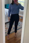 Very flattering! Love these pants, great for work! I'm usually an XS in everything Lulus and the waist is just a smidge tight but they fit perfectly everywhere else. overall love these - Anna L.