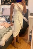 It's a beautiful dress. Perfect if you're a GUEST at an event. I'm hosting my sister's All White bridal shower and this dress would make me blend in with the rest of the guests. That's why I returned it. It's a nice dress and the quality isn't bad either. I'd wear it at someone else's party, not mine. :D - RAYNAA P.