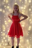 My daughter wanted this dress for her first winter formal dress and loves it. She is now looking for other dresses and stuff for volleyball game days. - Heather J.