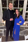 So happy I bought this dress. It's so comfortable and flattering! The color is exactly as shown in the picture and the material is of nice quality. I did have to pin the top so that it wasn't too exposing but everything else was as expected. The slit is high but just right. I wore this to a wedding and got compliments all day! Highly recommend! - Taylor D.