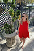 Very comfortable dress that you can make dressy or casual. I wore it to a fancy restaurant paired with heels & then also wore it to the beach with flips flops. - Mary C.