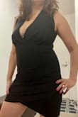 Sexy little dress !  Material is awesome and can go braless if you'd like, material is thick.
Taking me out of my comfort zone.  Trying to venture out and I think this will do it.  I think my hubby will be pleased - Ann R.