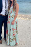 Wore this dress to a destination wedding and I got so many compliments. Super comfortable dress perfect for the summer. I will say that it was super long but I got it hemmed so that I could walk around in it! Would 10/10 recommend it! - Sammy