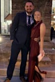 Felt so elegant in this dress! It's just like everyone said - it's perfect for a wedding! It was the perfect length to wear with heels. If not in heels, it is a bit long, but not terrible. I did wear flats to the reception. - Kendall A.