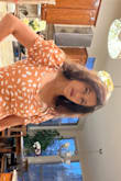 Looks very chic!! Fits true to size. The fabric is light weight, sits well on the body - Aparna A.