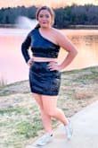 My 16 year old wore this for a dance at school. She looked stunning! When I posted pics from the evening, everyone wanted to borrow it. We did have the top taken in some because her body is not proportionate. She's an athlete so her body is shaped differently. She absolutely loved it! - Kristina G.