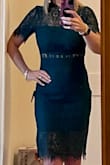 Love this dress. I should have ordered  a medium but was too afraid it would be too big. Absolutely stunning on - Merilu H.