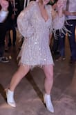 Changed into this for my reception and it was a hit! So fun and comfortable to dance in! - Kaycee M.