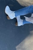 So cute! Very comfortable. I wore these for a day event and no pain the feet afterwards. You can pair with every color too! - Giovanna W.