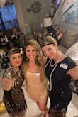 This dress was so adorable and fun to wear for a 1920 party. It is super short so I wore shorts underneath. - Lori G.