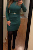 Absolutely love this dress! The material is great and perfect for the cold weather. It's also comfortable and very cute! - Jessica D.