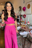 Loved this outfit! It was comfortable and fit great! The material is nice and the length was perfect. - Elyse J.