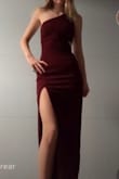 It fit perfect and was super cute for a dance. It was a little short for me but with the way it was cut it looked totally fine. Very flattering and classy. I love it! - Claire R.