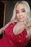 The dress was beautiful, however it was held together in the back by a single button. I was worried it would pop off, but it didn't. The cut in the back also made it looser in the bust area. I still received so many compliments!! - Matthew S.