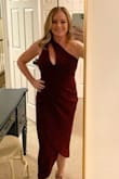 This dress is tasteful yet sexy! Perfect fit; wore a boob tape for a lil lift but really wasn't necessary since fabric is thicker. This is a keeper + my first Lulus dress. I'll be ordering more! - Darice S.