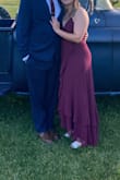 This dress is perfect to both be a bridesmaid and a stunning guest. It fits perfectly. It accentuated my waist and was very comfortable on my hips. The shoulder straps are not connected to the lace-up back which makes it much more manageable for the tatas! It is a maxi dress so it is expected to be long and may need to be hemmed for you shorter girlies. Fantastic quality of fabric does not wrinkle easily. I plan on buying this dress in every color! - Jessica B.