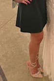 I loved these heels! The straps made it easy to walk in and they were comfortable all night! My only (small issue) was the strap was just a little tight around the ankles, I wouldn't say I have big ankles but I barely got the strap to the first hole. - Nicole S.