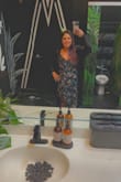 Loved the dress, the bust was a little tight but overall fit nicely, not too short and very comfortable and cute. - Caroline L.