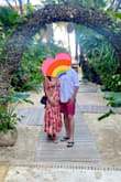 This is definitely a cute dress. Wore out to dinner in Cancun. It was perfect but it is too long and I cut the bottom layer. It fit me at a perfect ankle length. - Laura H.