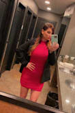 The dress is gorgeous. It's soft on the inside and I love that. Worth every penny! - Leslie S.