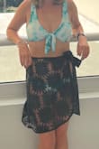 I wear it with every bathing suit I can. I'm obsessed. It's so so cute. Fits perfectly! - Emma A.
