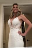 I cannot tell you how much I loved loved loved this dress for my beach elopement wedding in Kauai. It is so beautiful and fits me like a glove. I only altered the length a tad. - Honey B.