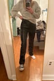 I love these pants! I think they run a little big but an XS probably would have been too small. They are a bit loose in my thigh area.
I feel like the quality is great except for the seam along the butt, it seems like it could have been stitched a little tighter. These pants are also very warm since they have the fleece-like lining on the inside.
They can also be dressed up or dressed down! Overall, I love everything about these pants except for the seam on the butt. - Sara Z.