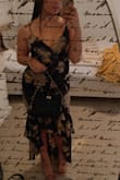 Perfectly form-fitting and emphasizes your curves in all the right places. Only down is the middle band below the chest doesn't stretch. - Sabrina R.