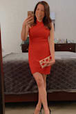 Cute and sexy Valentine's Day date dress. Great material and true to size! - Rebecca R.