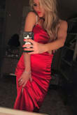 True to photo absolutely stunning elegant classy dress!! Love it!!! - Sarah W.