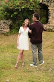 I bought this dress for engagement photos in St. Croix and loved it! This fits true to size and looks just like it appears in the pictures. Would definitely recommend it! I've had good luck with everything I've ever bought from Lulus! - Rachel K.