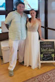 I bought this for my rehearsal dinner!! The dress is gorgeous and fits perfectly. I ordered it a couple of months in advance because I am only 5ft 3in and it needed to be shortened. I had a plethora of compliments!! It was so stunning, people thought it was my wedding gown! - Sara C.