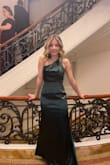 Beautiful dress, very long on me but that was to be expected. I had it hemmed. - Marta K.