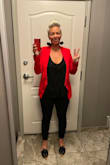 Light material and looks fabulous for business and go-out time! - Jacklynn B.
