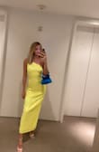 Beautiful dress. Hugs perfectly and is very comfortable too. The color is absolutely gorgeous. l received so many compliments. - Irina M.