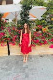 This was one of the best date night dresses I could find. Love the color and flow. The strap is a little long and designed for a bustier person, but I just stitched it a bit and it fits so well! - Priti S.
