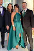 I wore this dress to a Mardi Gras ball. It was very comfortable, made of great quality material, it fit well! I felt really great in it, received many compliments! I would recommend! The fabric was super thick so I could have gone bra less or strapless bra, but I wore a stick on bra & it worked well! I loved that it's fun & flirty and I was able to show my fun heels and a little leg!
It is a great dress, but the things that I didn't love&. It's very "fluffy". The back of the dress did not lay down. As a friend was taking out pictures, she says, "try not sticking out your butt In this one." 1. I have the flattest butt EVER! Lol. 2. I was not sticking my flat butt out. The dress is just "fluffy".
2. The dress looked MUCH better after a REALLY GOOD steam! Because the material is just a thick sturdy fabric, it was super creased & looked very different after a little TLC!
3. Didn't really love that the adjustable strap thingy showed in the front, big I really didn't notice it once I had it on. - Patty P.