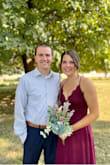 I love this dress! Wore this as MOH in my sister's fall wedding. I had to have it altered slightly because of my height and small bust but the medium fit me almost perfectly. I usually wear a size 8 in pants & small tops. - Larissa W.