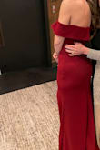 Great price and wonderful dress! Felt slightly loose in the bust area and it was rather long, but nothing my highest heels couldn't fix. Would definitely recommend it to anyone! The fabric is thick and slightly heavy but doesn't seem to wrinkle at all which was a huge plus! - Paige A.