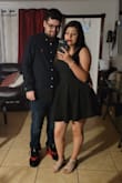 I bought this dress to wear on my valentine's date with my boyfriend. It was a little tight around the bust maybe I should have sized up, I'm not sure. I was able to wear a regular bra, the material was a little uncomfortable but it was bearable. Overall I liked the dress, I'm keeping it to use for other occasions. - Jennifer C.