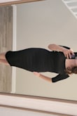 This dress is super comfortable and fits like a glove. The sleeves stay in place and don't ride down like other dresses I've tried. - Delfina A.