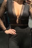 This bodysuit is awesome delicate material and fitted but is awesome cant wait to wear - Kim W.