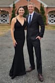 I felt amazing in this dress! So many compliments! The v neck still kept everything covered, not too revealing like you may think. I never had to adjust anything. I did have to hem the bottom even though I wore heels. It is very form-fitting, but I love it and hope you do too! - Meryl B.