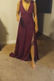 Perfect fit. I got a medium dress for a beach wedding I am. Material is light weight and very nicely made. True to color and quality! - Nicole F.