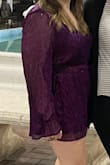 This is such a fun romper. It was stretchy and cozy while also fun and flirty. I am normally a seize medium so I ordered true to size. I possibly could have fit in a small but that was out of stock so I didn't get to try. - Cailin V.
