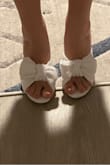I wanted to love these so much but I cant stand the crunch sound when I walk 
My toes looked like, they were splatting. Idk how to describe it. My toes are either too short for these or the bows too high. It looked great in other reviews pics but then that sound again - Natalie R.