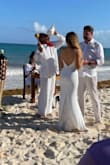 I was celebrating my 10 year anniversary with a Beach Wedding and was blown away by the quality and fit of the dress. If you wear a good body shaper underneath, it will lift your backside. I had to order the XS (pictured here) because the S was a bit loose on me. Loved this! - NAIBE R.
