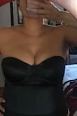 The cups run small if you are bigger up top. I'm usually a size M but would need to size up for the cups to fit a little more comfortably. Overall a cute top. - Mo M.