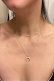 This is so lovely! I was afraid that the smaller part would be too tight around my neck, but it fits so beautifully and I love how delicate it is! - Jennifer